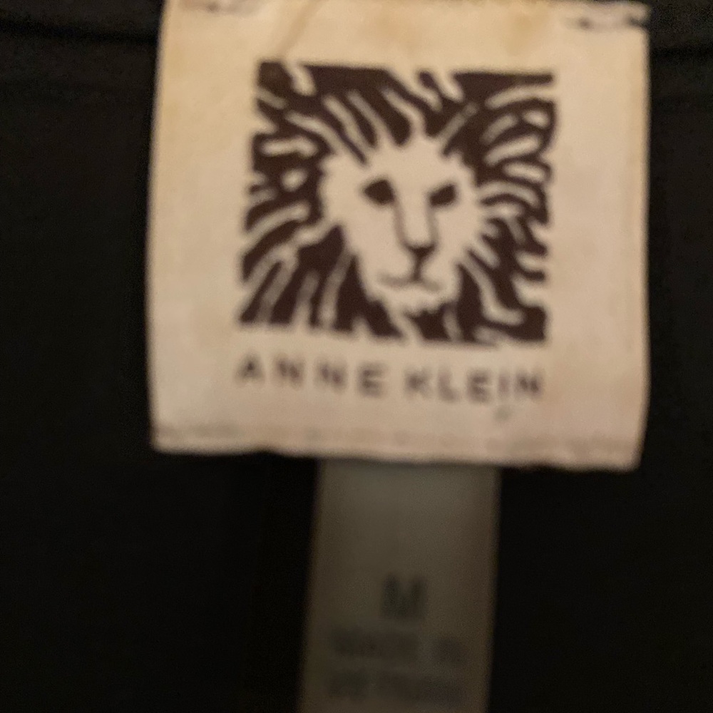 Anne Klein black wrap dress